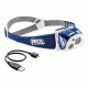 Petzl Compact Rechargeable 220 Lumens Headlamp, Blue E92 HMI
