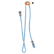 Petzl Dual Connect Adjust Lanyard, Blue, L035CA00