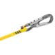 Petzl Eashook Open Connector, Gray/Yellow, M043AA00