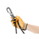 Petzl Eashook Open Connector, Gray/Yellow, M043AA00