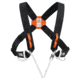 Petzl Explo Shoulder Straps, Black/Orange, C027AA00