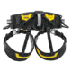 Petzl Falcon Ascent Harness, Black/Yellow, 1, C038EA00
