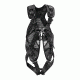 Petzl Full Body Harness, w/ANSI &amp; CSA certifications, Black, 28-36in waist C73JFN 1U