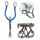 Petzl KIT VIA FERRATA 2 Kit w.ELIOS helmet, PANDION harness and SCORPIO VERTIGO lanyard,Size 2 K29AB VF2