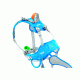 Petzl Ouistiti Harness, Methyl Blue, C068AA00