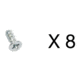 Petzl Screws for Antisnow - Pack of 8