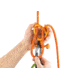 Petzl Pirana Belay, Orange, D005AA00