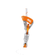 Petzl Pur Line 6mm Cord, White/Orange, 65 m, R010AA00