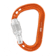 Petzl Rocha Pear-Shaped Screw Lock Carabiner, Orange, M027AA00