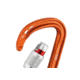 Petzl Rocha Pear-Shaped Screw Lock Carabiner, Orange, M027AA00