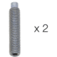Petzl Screws for I'D and Micrograb, Pack of 2, Grey, D020FA00