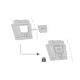 Petzl Slot Adapt Mounting Plate, One Size, E073BA00