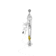Petzl Spin L2 Pulley, Yellow, P001CA00