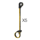 Petzl Toolink Tool Attachment - Pack of 5, Large, S050CA00