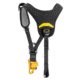 Petzl Top Croll Chest Harness, Black/Yellow, C081CB00