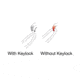 Petzl Vertigo Wire-Lock Carabiner, 1 Pack, M040AB00