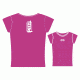 Petzl Women's EVE Cotton Logo T-Shirt,Fuchsia,Medium Z44 MF