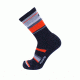 Point 6 Active Band Light Crew Women's Sock, Black/Coral, Medium 2722-281-06