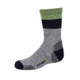 Point 6 Block Stripe Extra Light Crew Kids Socks, Stone, Large, 4538-010-04