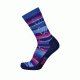 Point 6 Bolivian Stripe Extra Light 3/4 Crew Women's Sock, Dark Navy, Small 2852-204-05