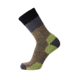 Point 6 Hiking Blast Block Stripe Light Crew Men's Socks, Earth, Medium 2561-320-06