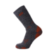 Point 6 Hiking Expedition Extra Heavy Mid Calf Men's Socks, Gray/Red, Small 2540-208-05