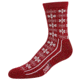Point 6 Lifestyle Snowflake Light 3/4 Crew - Women's-Red-Small