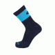 Point 6 Pop Top Ultra Light Crew  Men's Socks, Black/Robins Egg Blue, Small 1270-258-05