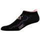 Point 6 Rose Extra Light Micro Sock - Women's-Black/Pink-Medium