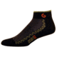 Point 6 Running Ultra Light Mini Sock - Mens-Black-Large