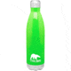 Polar Bear Coolers Urban Canteen 17oz Water Bottle, Neon Green, 0.5 liters, PBUCNG