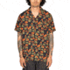 Poler Aloha Shirt, Medium, Orchid Floral Black, 221APM3002-Orchid Floral Black-M