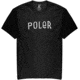 Poler Fuzzy Font T-Shirt, 2XL, Black, 213APM2015-Black-XXL