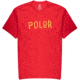 Poler Fuzzy Font T-Shirt, 2XL, Red, 213APM2015-Red-XXL