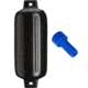 Polyform U.S. G-6 Twin Eye Fender 11in x 30in - Black w/Adapter, G-6-BLACK