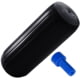 Polyform U.S. HTM-1 Fender 6.3in x 15.5in - Black w/Adapter, HTM-1-BLACK