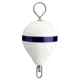 Polyform U.S. Mooring Buoy w/SS 13.5" Diameter - White Blue Stripe 36842
