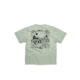 Portable Propane Fire Pit Howl Campfires Skeleton Cowboys Heavyweight Tee - Sage, TEE-SELETON-SAGE-XL