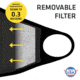 PowerTraveller Defender Pro Filter Replaceable Composite Filter, Pack of 10, Gray, One Size, PPE-DPF010