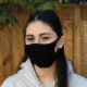 PowerTraveller Defender Reusable Face Mask, Black, One Size, PPE-BDF050