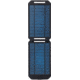 PowerTraveller Extreme Solar powered Charger, Black/Orange Striping, Battery -5.3 x 2.8 x .78 mm, solar -7.91 x 4.48 x , PTL-EXT001