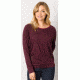 prAna Amanda Top - Women's-Black Plum-Large