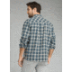 prAna Ansel Long Sleeve Flannel Shirt- Mens, Weathered Blue, Large, M23181370-WEBL-L