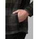 prAna Asgard Hooded Flannel Shirt - Mens, Black, Large, 1964511-001-ST-L