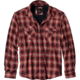 prAna Asylum Long Sleeve Flannel - Men's-Mahogany-Medium