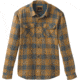 prAna Asylum Long Sleeve Flannel Shirt - Mens, Stone, Extra Large, M23170385-STN-XL