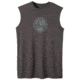 prAna Badge Sleeveless Tee - Men's-Charcoal-Small
