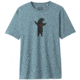 prAna Bear Squeeze Journeyman Tee - Mens, Blue Note Heather, Small, M13191530-BNHT-S