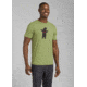 prAna Bear Squeeze Journeyman Tee - Mens, Matcha Heather, Medium, M13191530-MCHT-M