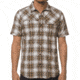 Benson Slim Short Sleeve Shirt - Mens-Seaweed-Small